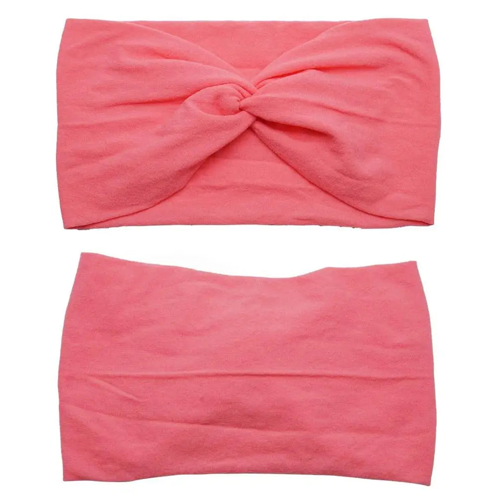 10 Pcs Super Soft Nylon Headbands Elastic Hair Bands