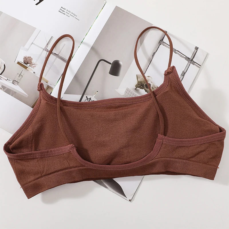 CowLost | product_id-seamless-womens-low-back-square-neck-bandeau-tube-bra-top-with-removable-pads |3