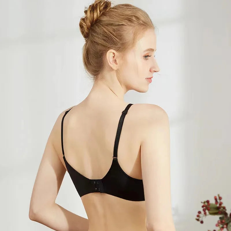 CowLost | top-women-push-up-underwear-push-ups-comfortable-sexy-bra-gather-beautiful-back-black-bra-shockproof-sports-bra-thin |2