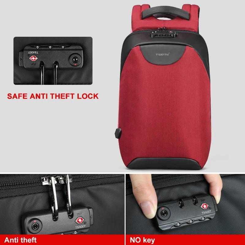 CowLost | tigernu-no-key-anti-theft-tsa-lock-fashion-women-backpacks-15-6inch-usb-charging-laptop |4