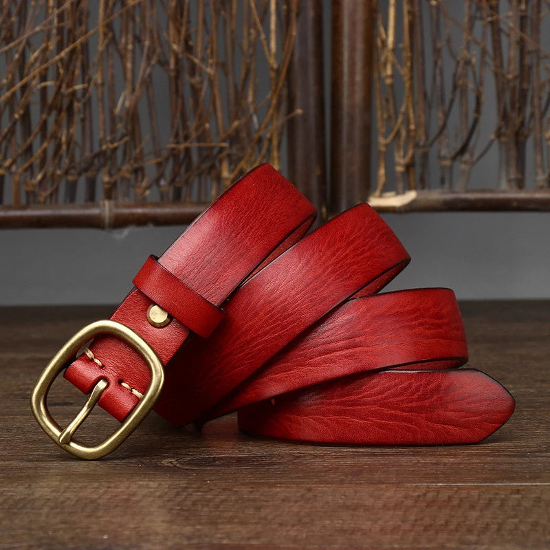 CowLost | 2-8cm-retro-female-real-thick-genuine-leather-belt |27
