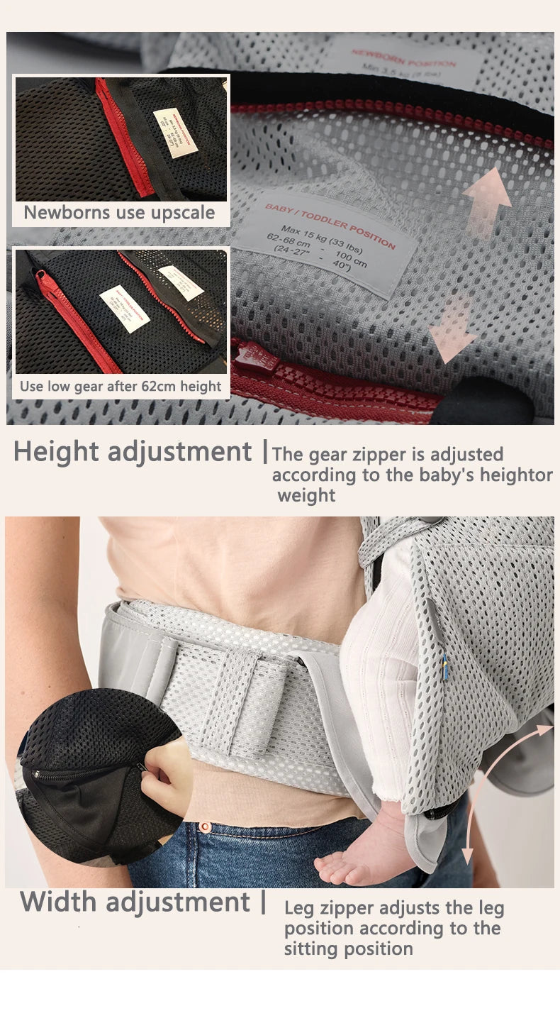 CowLost | ergonomic-multifunction-breathable-infant-toddler-baby-sling |4