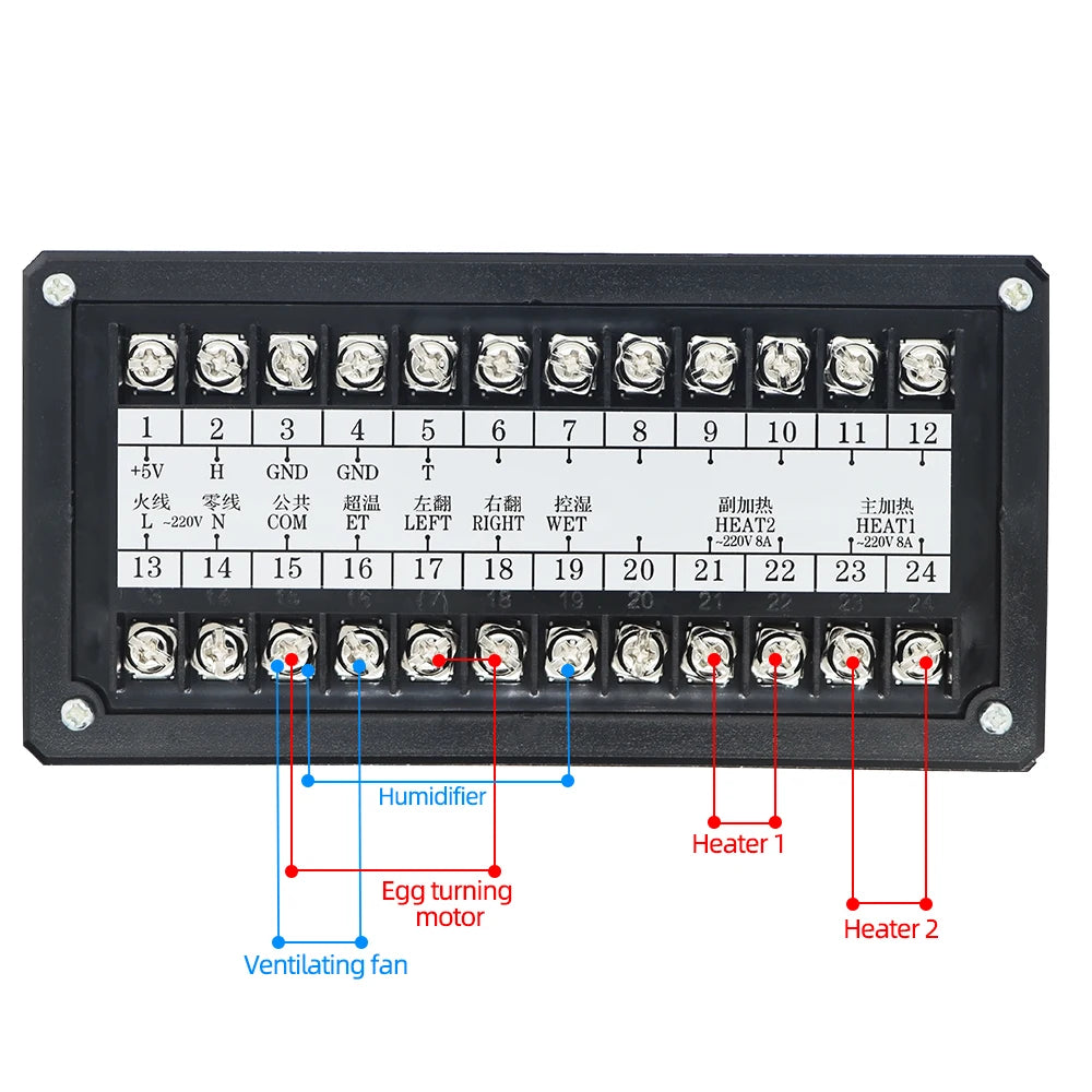 XM-18 Mini Digital Automatic Egg Incubator Control System Poultry Egg Hatcher Thermostat