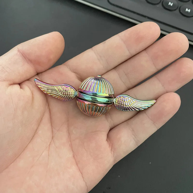 CowLost | product_id-angel-wings-golden-snitch-cupid-metal-fidget-spinner-antistress-toy-gift |10