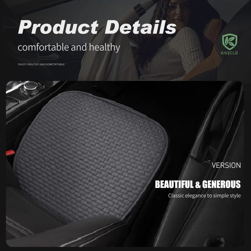 CowLost | car-seat-covers-full-set-flax-linen-car-cushion-protector-front-rear |17