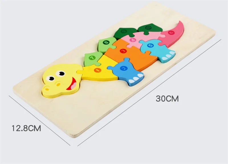 CowLost | fencing-barriers-wooden-baby-puzzle-toy-cute-animal-shapes-montessori-game |14