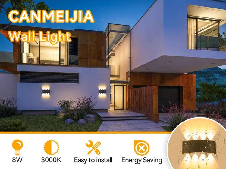 CowLost | seasonal-holiday-decorations-chenben-led-wall-lamp-ip65-waterproof-indoor-outdoor-lighting-6w-12w |2