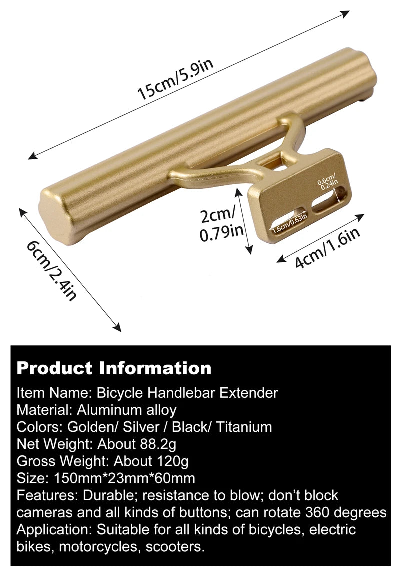 CowLost | 3d-printer-accessories-west-biking-25cm-carbon-fiber-bicycle-handlebar-extender-mount |44