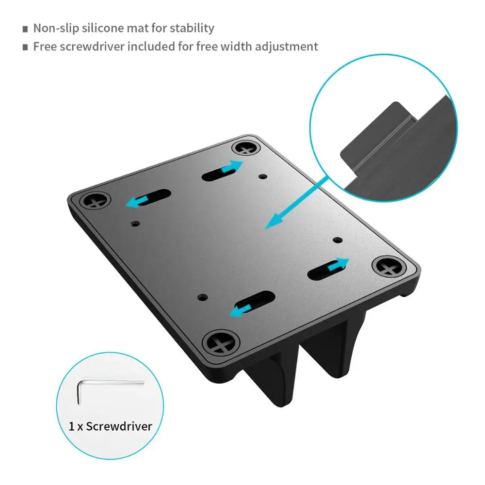 CowLost | vaydeer-plastic-vertical-laptop-stand-holder-adjustable |4