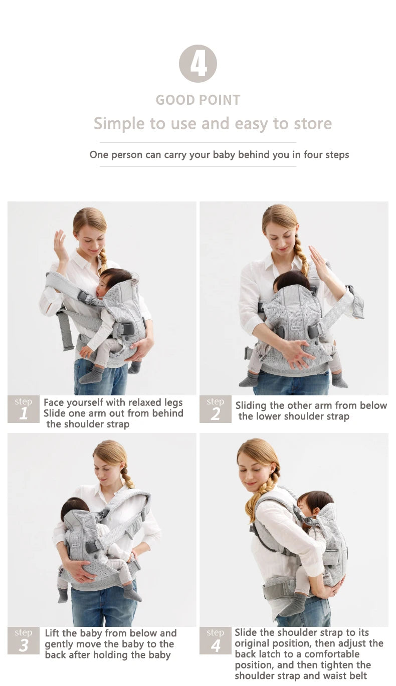 CowLost | ergonomic-multifunction-breathable-infant-toddler-baby-sling |2