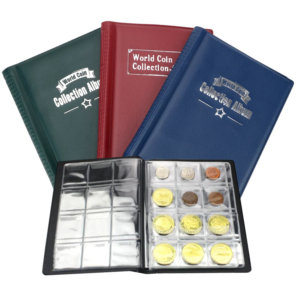 CowLost | product_id-minimalist-120g-pu-leather-coin-album-with-pvc-film-pages |10