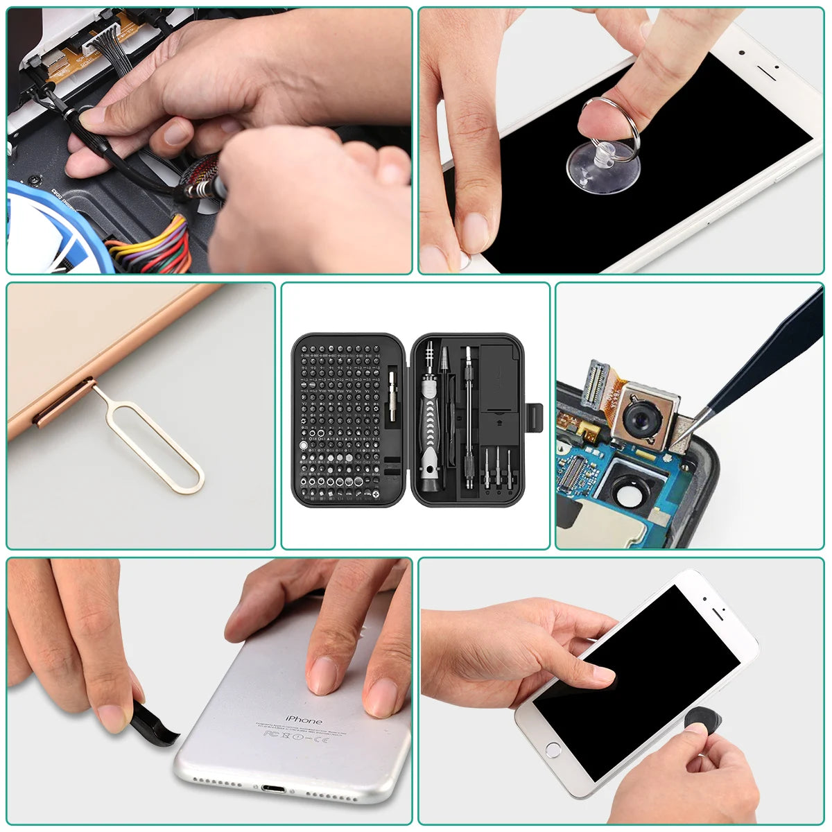 ORIA 130-in-1 Precision Magnetic Screwdriver Set for Phone & PC Repair