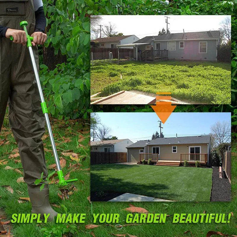 CowLost | product_id-portable-long-handle-garden-weed-remover-lawn-root-puller-tool |14
