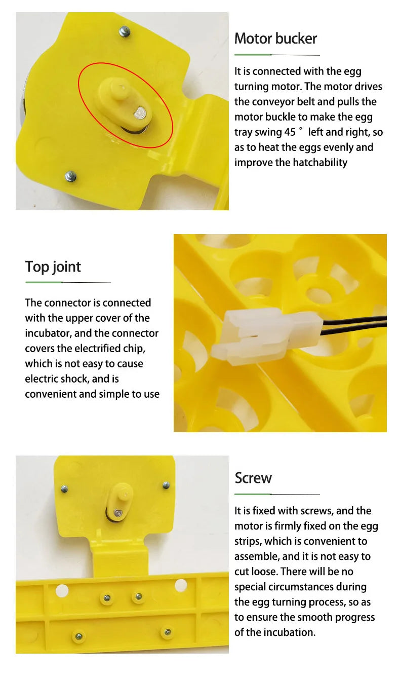 156-Count Automatic Quail Egg Incubator Turner Poultry Incubation Equipment for Chicks and Ducks