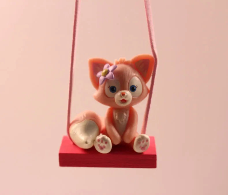 CowLost | product_id-resin-fox-penguin-car-pendant-rearview-mirror-decoration-animal-doll |14