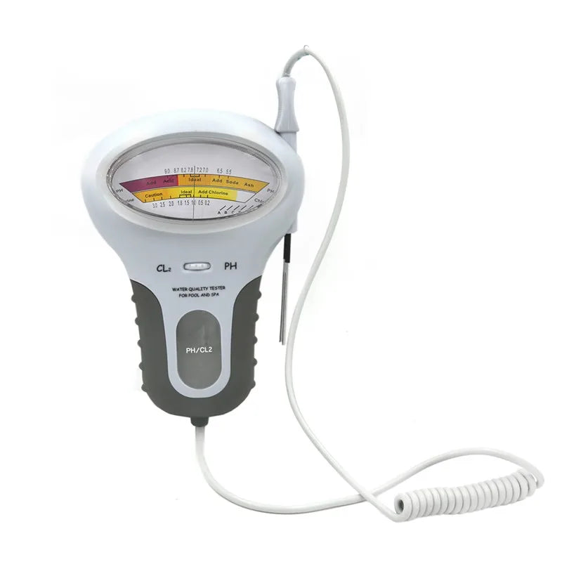 2-in-1 PH & Chlorine Meter Tester PC-102 for Pool & Aquarium Water Quality