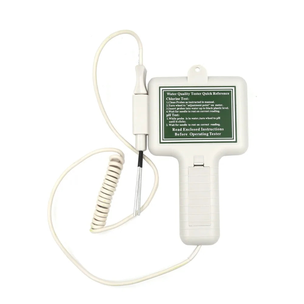 2-in-1 PH & Chlorine Meter Tester PC-102 for Pool & Aquarium Water Quality