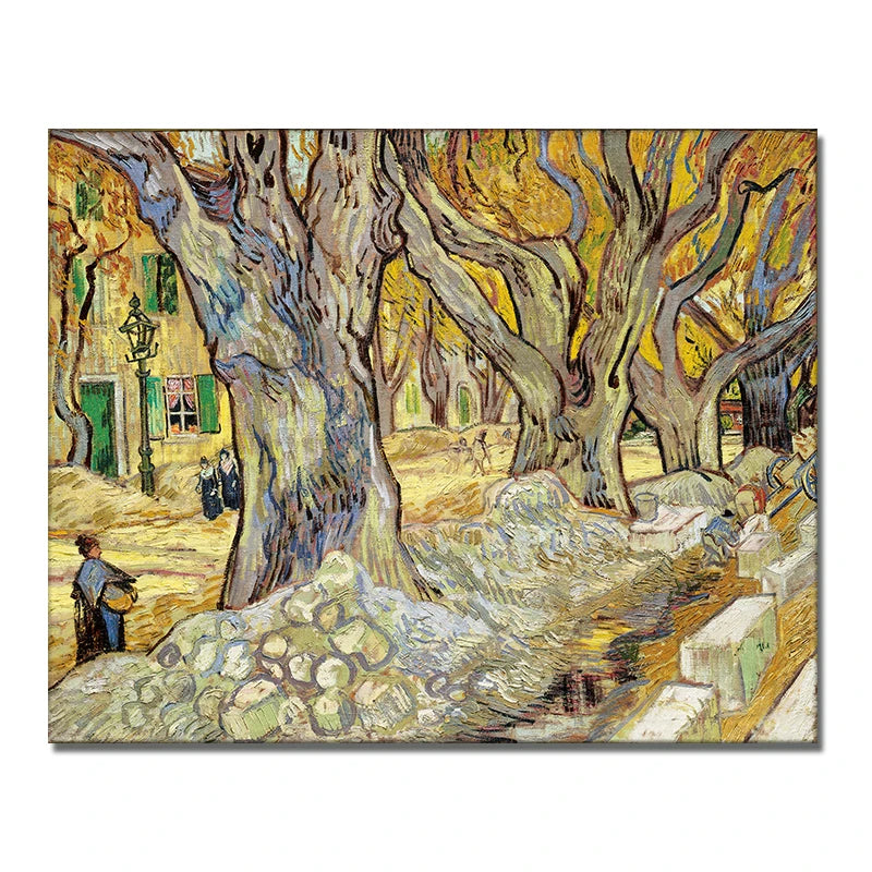 CowLost | harvest-at-la-crau-by-van-gogh-landscape-oil-painting-reproductions-on-canvas |39