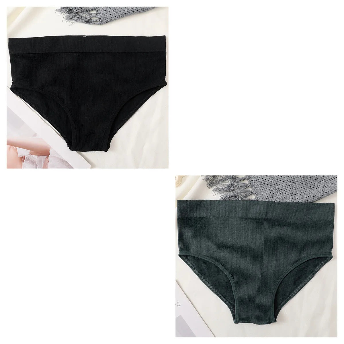 CowLost | product_id-2pcs-womens-high-waist-seamless-tummy-control-briefs-set |23