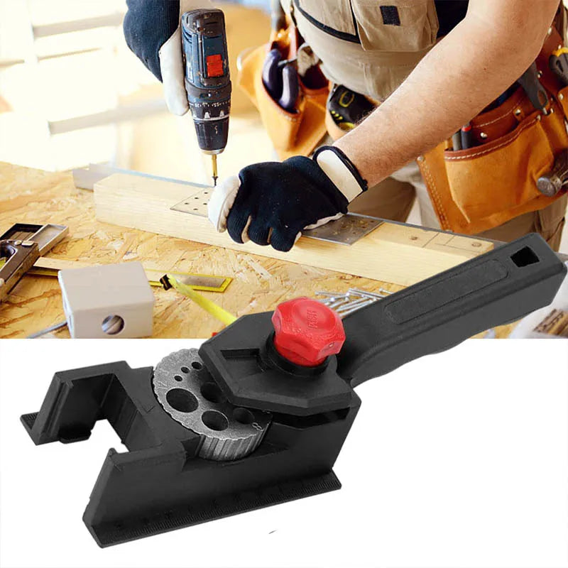 CowLost | product_id-woodworking-drill-locator-tool-carbon-steel-hole-jig-guide-with-fixing-clips |2