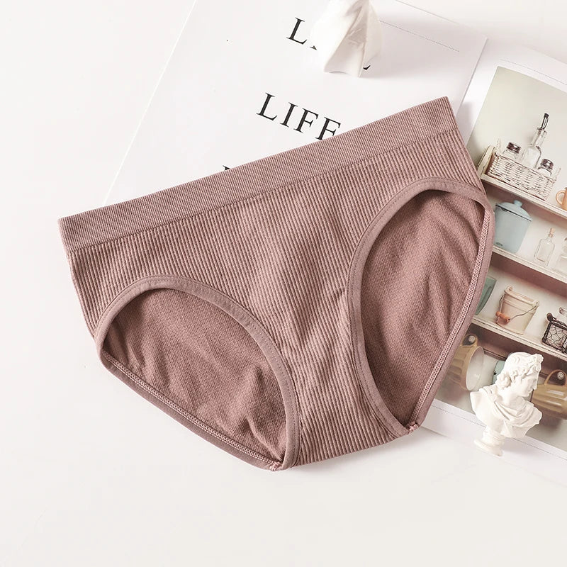 CowLost | product_id-seamless-low-rise-womens-stretch-briefs-solid-color-1-2-pack |16