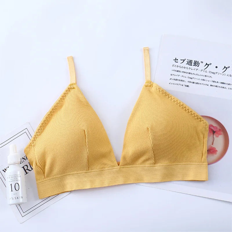 CowLost | product_id-ollymurscn-wire-free-cotton-seamless-push-up-triangle-bralette-for-women |6