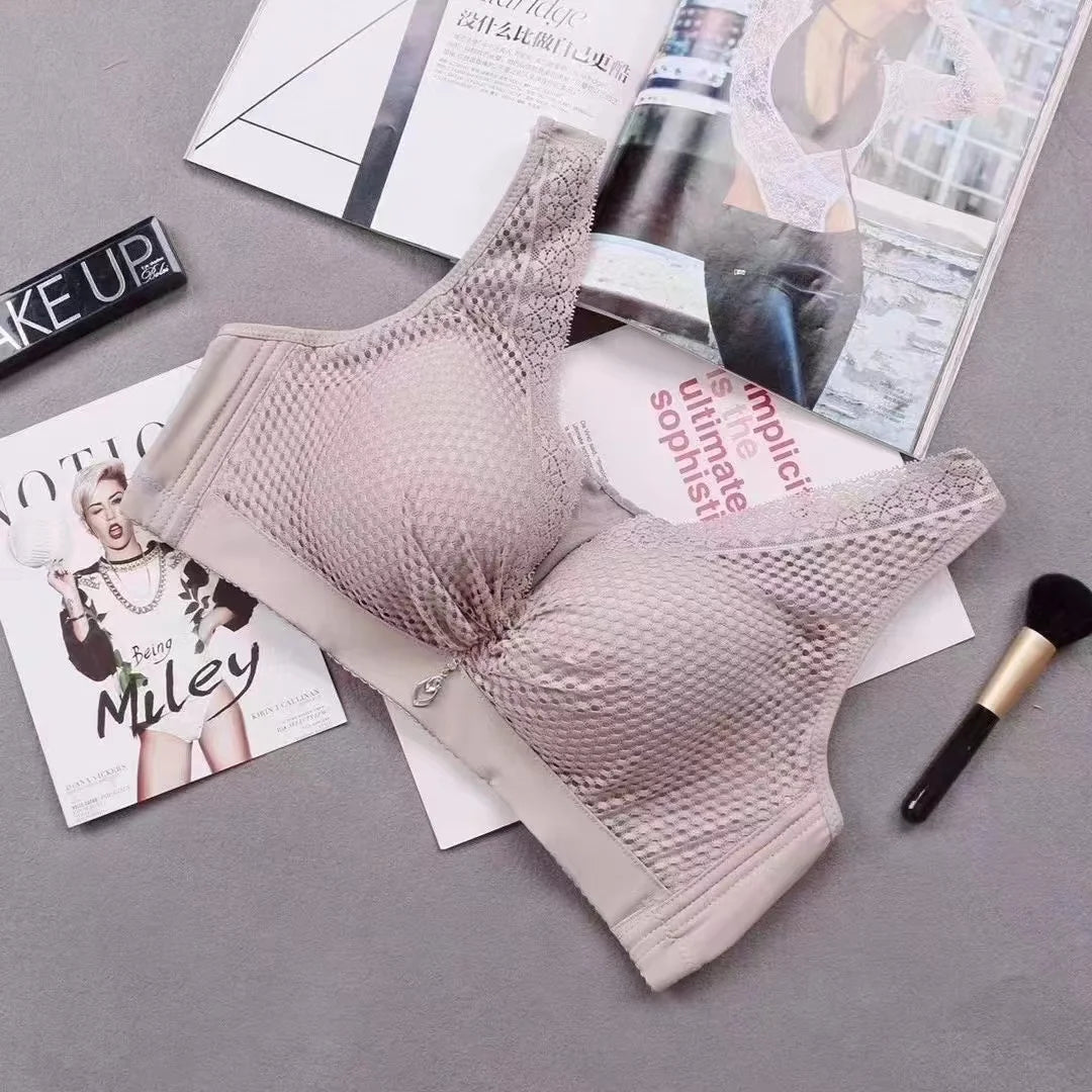 CowLost | product_id-sexy-lace-wire-free-seamless-large-size-anti-sagging-comfortable-bra |10