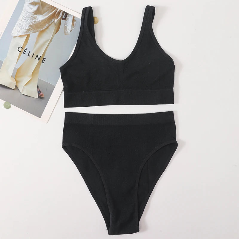 CowLost | product_id-women-seamless-wire-free-push-up-bra-and-high-rise-briefs-set |11