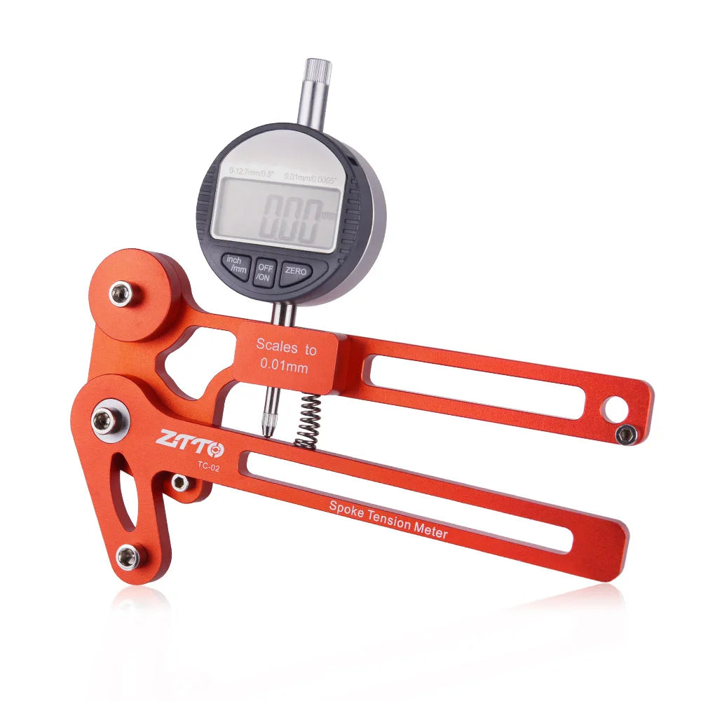 CowLost | ztto-bicycle-tension-meter-electronic-precision-spokes-checker-bike-wheel-builders-tool-tensioner-reliable-accurate-stable-tc-02 |30