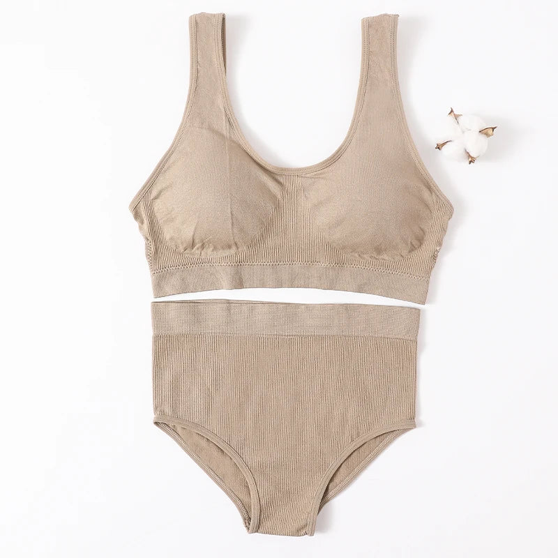 CowLost | product_id-seamless-push-up-bra-set-with-high-waist-panties-and-cropped-bralette-lingerie-for-women |19