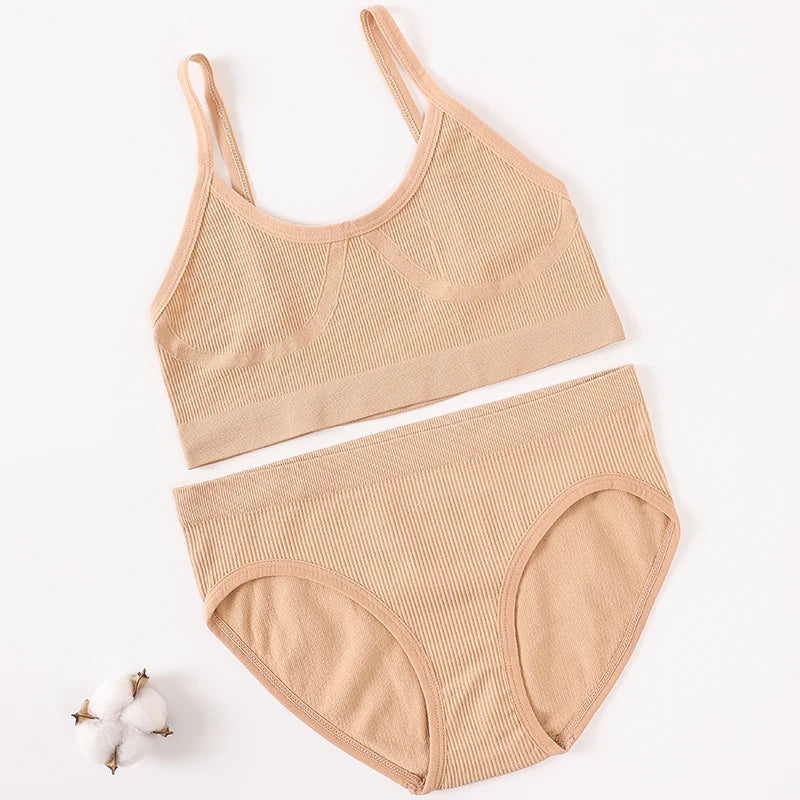 CowLost | product_id-seamless-women-s-push-up-bra-brief-set-with-u-back-crop-top-lingerie |27