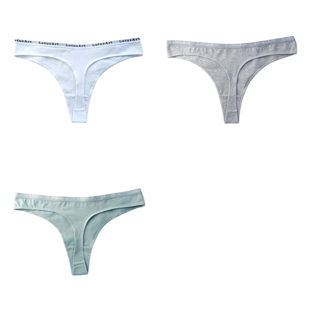 CowLost | product_id-3pcs-women-s-cotton-low-rise-seamless-breathable-g-string-panties-set |23