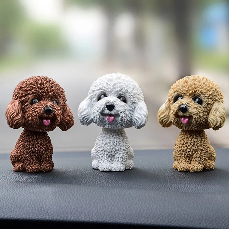 CowLost | product_id-9cm-husky-pomeranian-teddy-dog-nodding-car-dashboard-ornament-gift |4