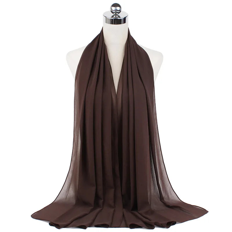 CowLost | muslim-chiffon-hijab-scarf-women-long-solid-color |51
