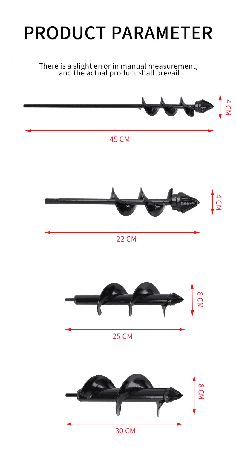 CowLost | product_id-carbon-steel-garden-spiral-drill-bit-auger-planter-hole-digger-for-planting |8