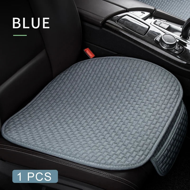 CowLost | car-seat-covers-full-set-flax-linen-car-cushion-protector-front-rear |25