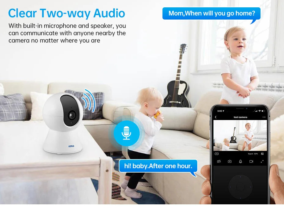 CowLost | 3d-printer-accessories-kerui-8mp-5mp-4k-hd-tuya-smart-mini-indoor-wifi-ip-camera-wireless |14