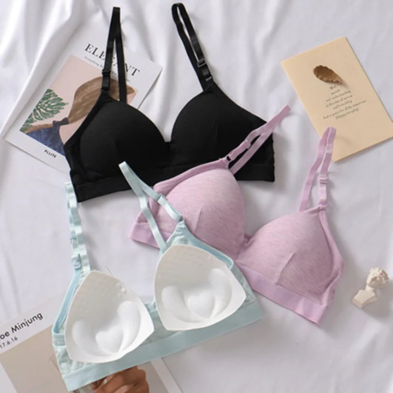 CowLost | product_id-wireless-seamless-push-up-bra-with-removable-pads-solid-color-bralette-for-women |3