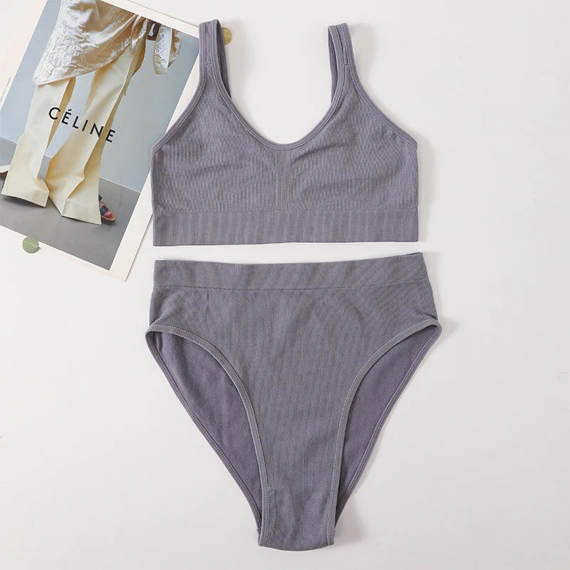 CowLost | product_id-women-seamless-wire-free-push-up-bra-and-high-rise-briefs-set |20