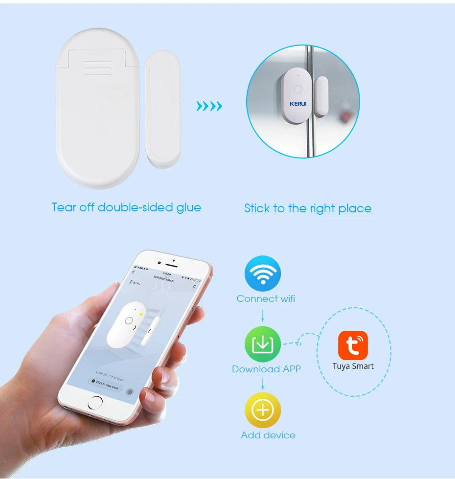 CowLost | fencing-barriers-kerui-tuya-smart-home-wifi-door-sensor-alarm |14