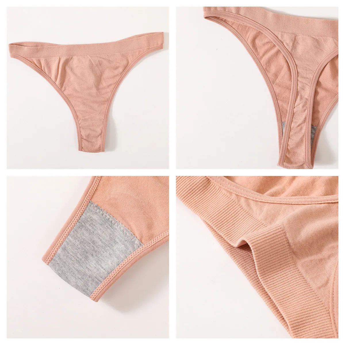 CowLost | product_id-women-seamless-low-rise-bra-panties-set-u-shape-back-crop-top-bralette-sport-underwear |15