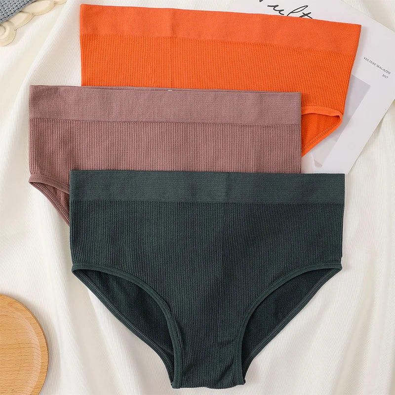 CowLost | product_id-ollymurscn-womens-seamless-high-waist-hip-lift-briefs-plus-size-m-xl |8