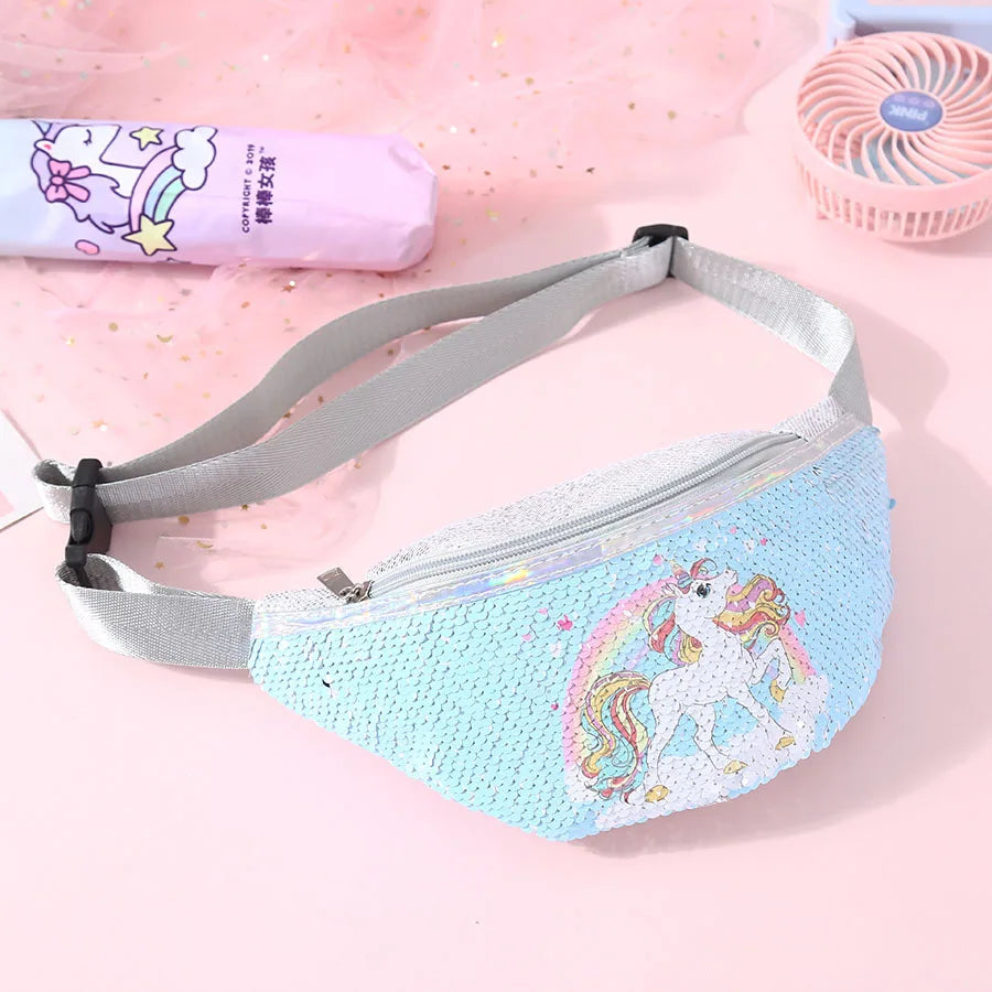 CowLost | uncategorized-unicorn-sequin-girls-waist-bag-fanny-pack |4