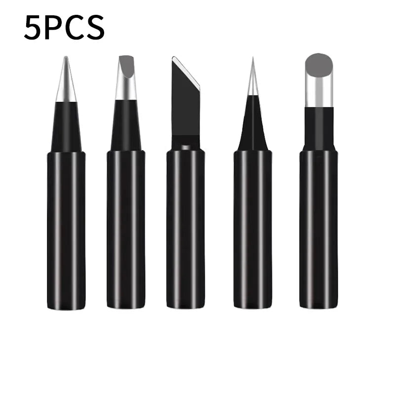 CowLost | product_id-5pcs-pure-copper-soldering-iron-tips-set-i-b-k-2-4d-3c-900m-for-diy-electronic-repair |14