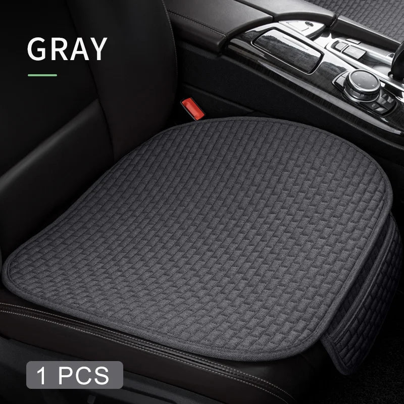 CowLost | car-seat-covers-full-set-flax-linen-car-cushion-protector-front-rear |27