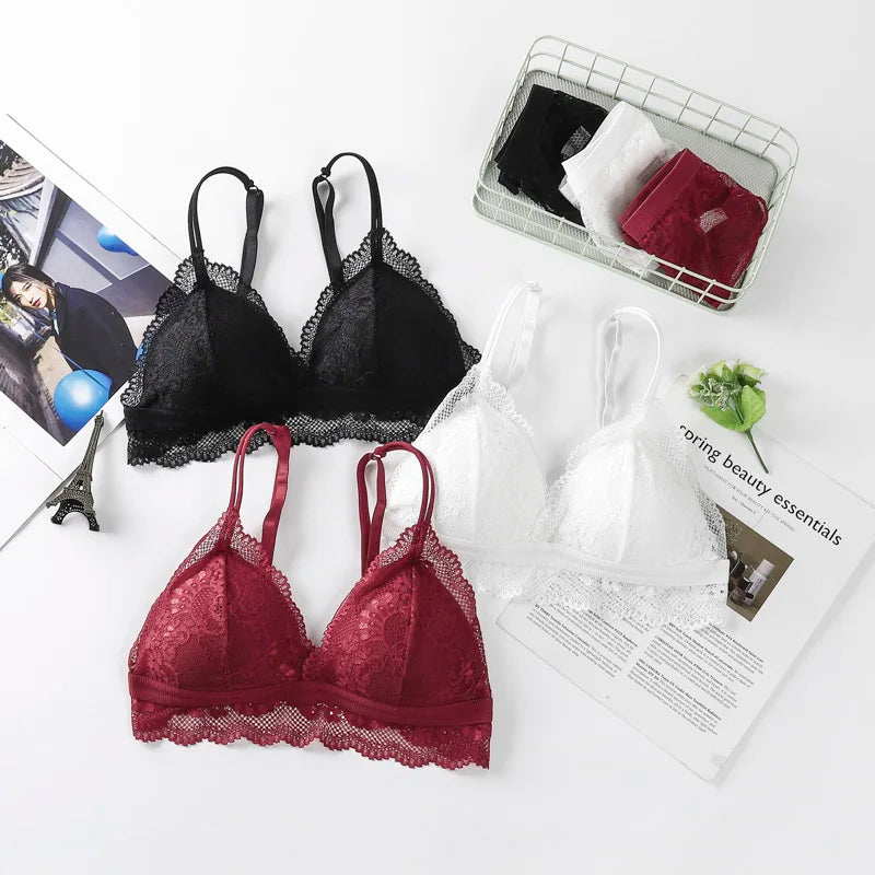 CowLost | product_id-women-lace-push-up-bra-and-brazilian-panties-lingerie-set |7