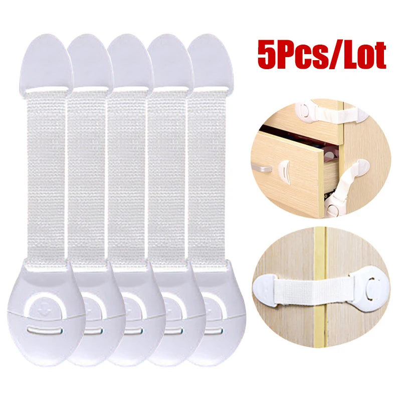 CowLost | 5pcs-lot-baby-drawer-lock-children-security-protection |1