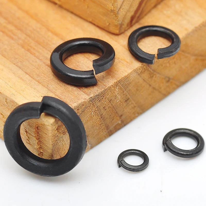 CowLost | 300-480pcs-lock-washers-set-stainless-steel-black-carbon-steel |9