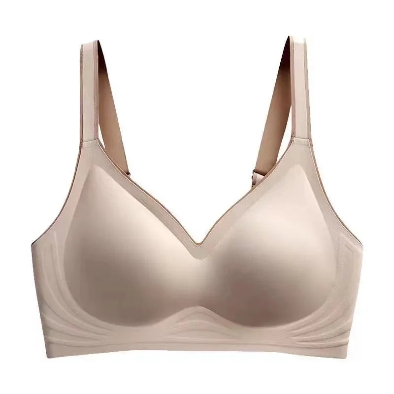 CowLost | product_id-plus-size-seamless-wire-free-push-up-bra-for-women-comfortable-shockproof |23