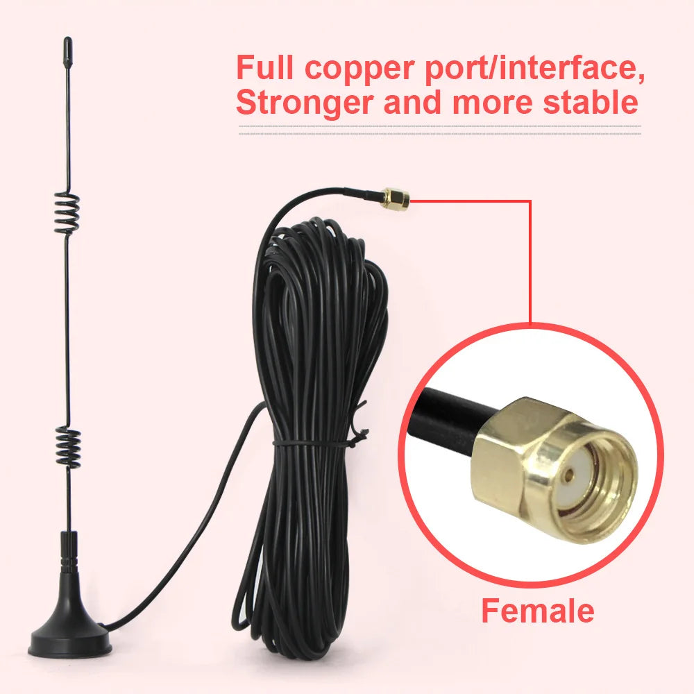 CowLost | 2-4g-wifi-extension-antenna-sucker-3m-10m-extender-cable-5dbi-hing-gain-sucker-for-boavision-wireless-ptz-bullet-ip-cam |6